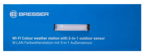 figura di Stazione meteo a colori Bresser Wi-Fi con sensore professionale 5 in 1, nera,  16