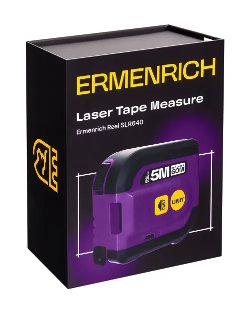 fotografia di Misuratore laser con flessometro Ermenrich Reel SLR640,  7