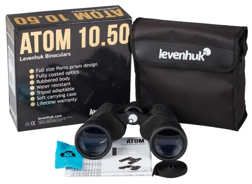 figura di Binocolo Levenhuk Atom 10x50,  2
