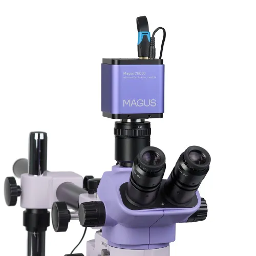 immagine di Microscopio stereoscopico digitale MAGUS Stereo D8TR LCD per riparazione elettronica,  2