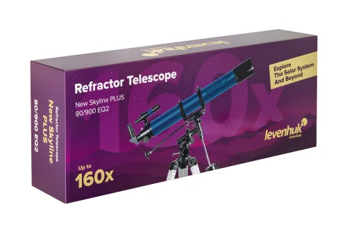 foto di Telescopio Levenhuk New Skyline PLUS 80/900 EQ2,  13