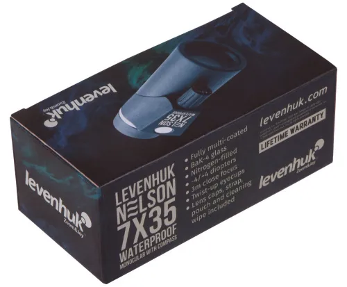 immagine di Monoculare Levenhuk Nelson 7x35 con reticolo e bussola,  9