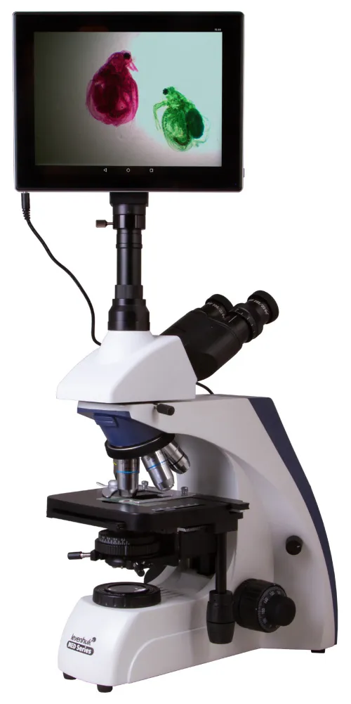 figura di Microscopio trinoculare digitale Levenhuk MED D30T LCD,  3