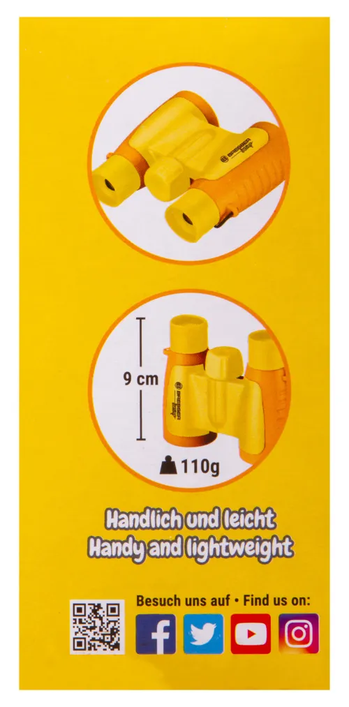figura di Binocolo per bambini Bresser Junior 3x30,  3