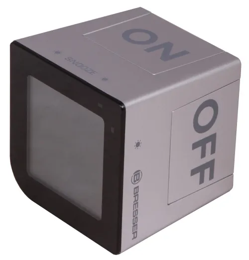 figura di Sveglia Radiocontrollata Bresser FlipMe, argento,  4