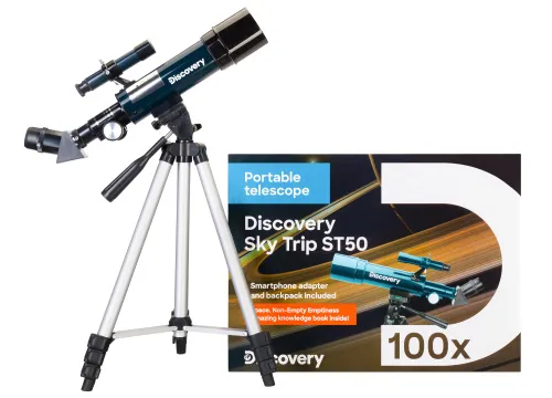 fotografia di Telescopio Levenhuk Discovery Sky Trip ST50 con libro,  2