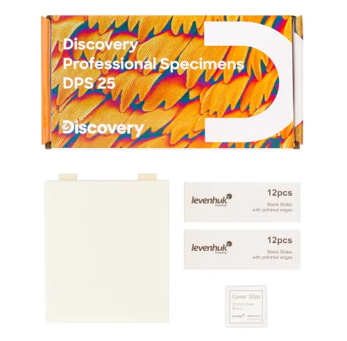 fotografia di Set di micropreparati Levenhuk Discovery Prof DPS 25. “Biologia, uccelli, ecc.”,  4