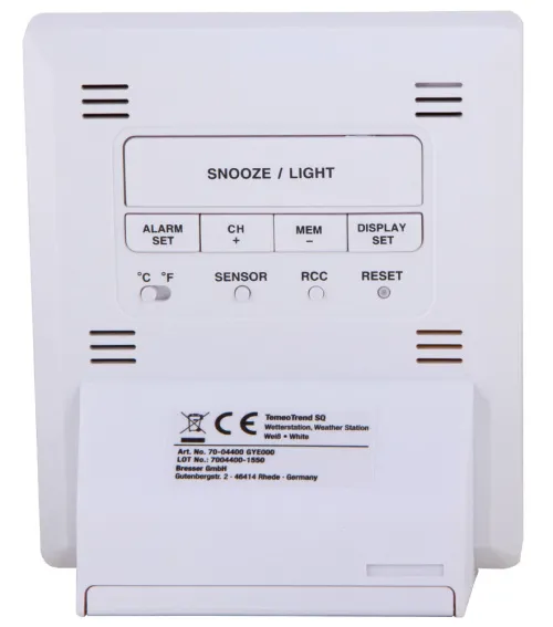 figura di Bresser Temeotrend SQ stazione meteo, bianco,  5