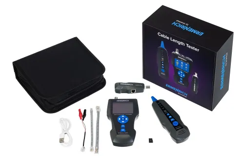 foto di Misuratore di lunghezza dei cavi di rete Ermenrich NetGeeks NL80,  2