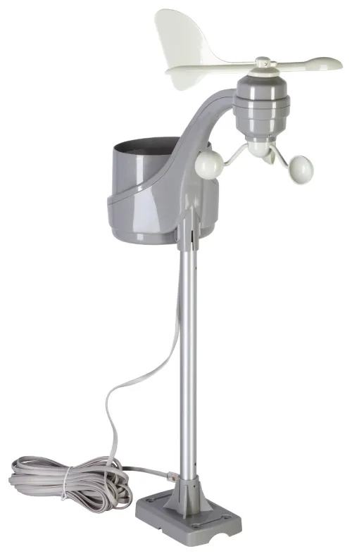 figura di Stazione meteo Bresser ClimaTemp XXL con stazione base da effetto legno,  9