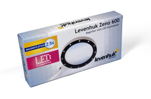 immagine di Lente d’ingrandimento Levenhuk Zeno 600 LED, 2,5/5x, 90/21 mm, metallo,  2