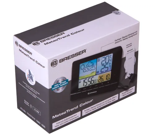 foto di Bresser Stazione meteo Radiocontrollata MeteoTrend, nero,  10