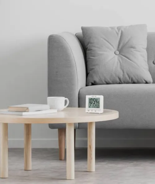 fotografia di Orologio digitale RC Explore Scientific con temperatura interna, bianca,  2