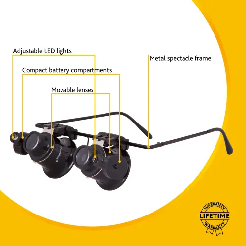 fotografia di Occhiali d’ingrandimento Levenhuk Zeno Vizor G2,  12