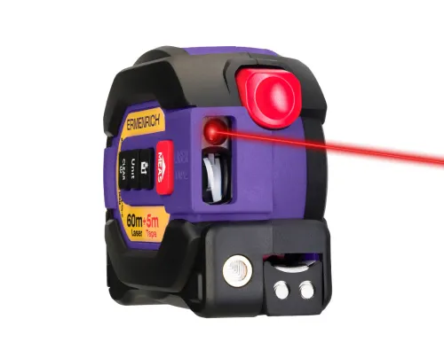 fotografia di Misuratore laser con flessometro 3 in 1 Ermenrich Reel SLR600 PRO,  2