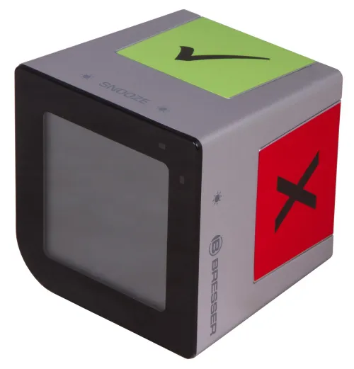 figura di Sveglia Radiocontrollata Bresser FlipMe, argento,  5