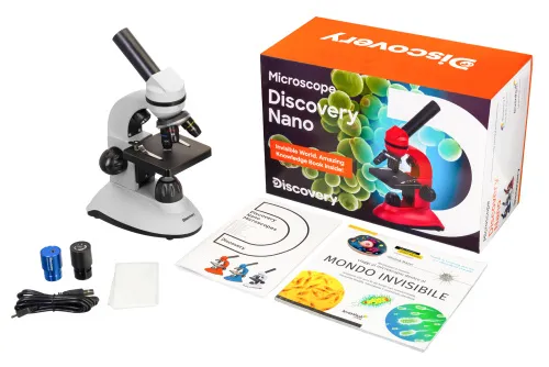 figura di Microscopio digitale Levenhuk Discovery Nano Polar con libro,  2