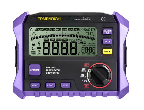 fotografia di Tester per resistenza di terra Ermenrich Ping ET60,  3