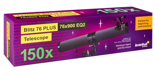 immagine di Telescopio Levenhuk Blitz 76 PLUS,  12