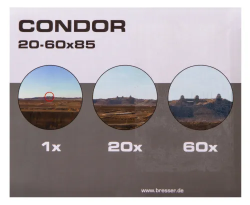 figura di Cannochiale Bresser Condor 20–60x85,  20