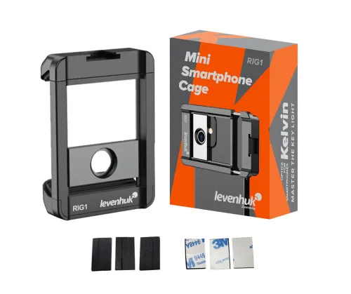 foto di Gabbia per smartphone mini Levenhuk Kelvin RIG1,  9