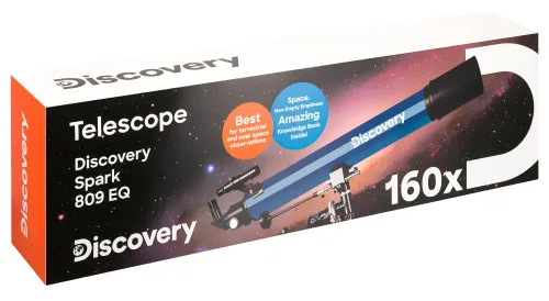 figura di Telescopio Levenhuk Discovery Spark 809 EQ con libro,  15