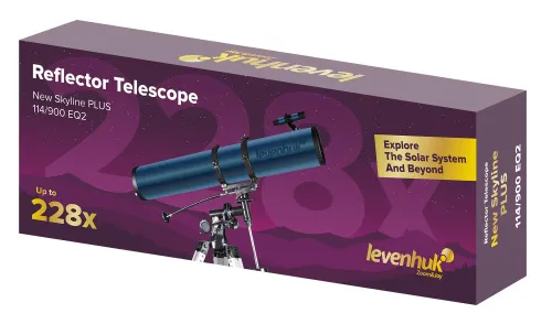 foto di Telescopio Levenhuk New Skyline PLUS 114/900 EQ2,  2