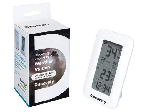 figura di Stazione meteo con orologio Levenhuk Discovery Report W10,  2