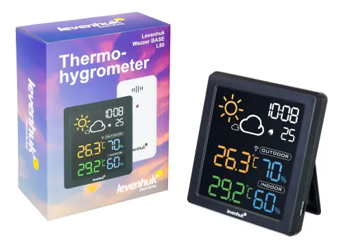 immagine di Termoigrometro Levenhuk Wezzer BASE L80,  2
