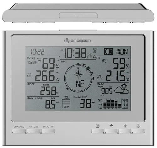 fotografia di Bresser 7-in-1 ClimateScout RC, argenteo,  3