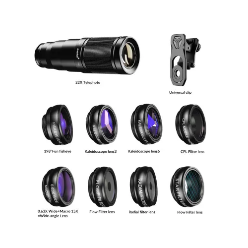 foto di Set di lenti per smartphone Levenhuk Kelvin SLS10,  6
