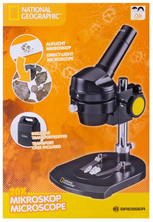immagine di Microscopio Monoculare Bresser National Geographic 20x,  14