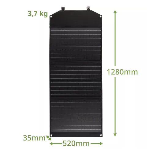 fotografia di Caricabatterie solare portatile Bresser 90 watt con alimentazione USB,  6