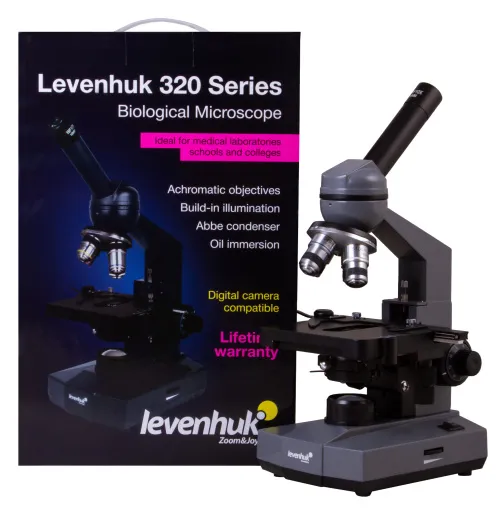 figura di Microscopio biologico monoculare Levenhuk 320 PLUS,  16