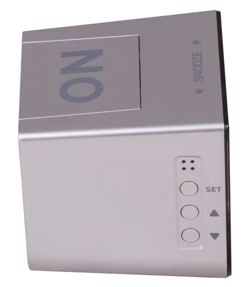 figura di Sveglia Radiocontrollata Bresser FlipMe, argento,  6