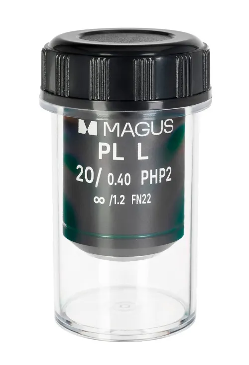 figura di Obiettivo MAGUS 20HP 20х/0,40 Plan L fase PHP2 ∞/1,2 WD 8,0 mm,  2