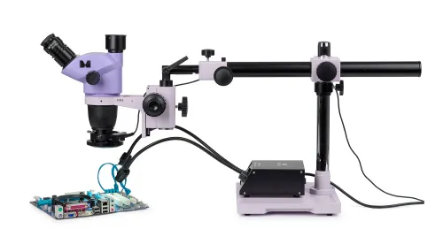 immagine di Microscopio stereoscopico digitale MAGUS Stereo D8TR LCD per riparazione elettronica,  6