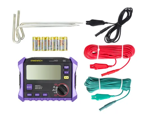 fotografia di Tester per resistenza di terra Ermenrich Ping ET60,  7