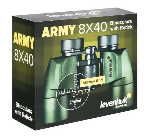 figura di Binocolo con reticolo Levenhuk Army 8x40,  14