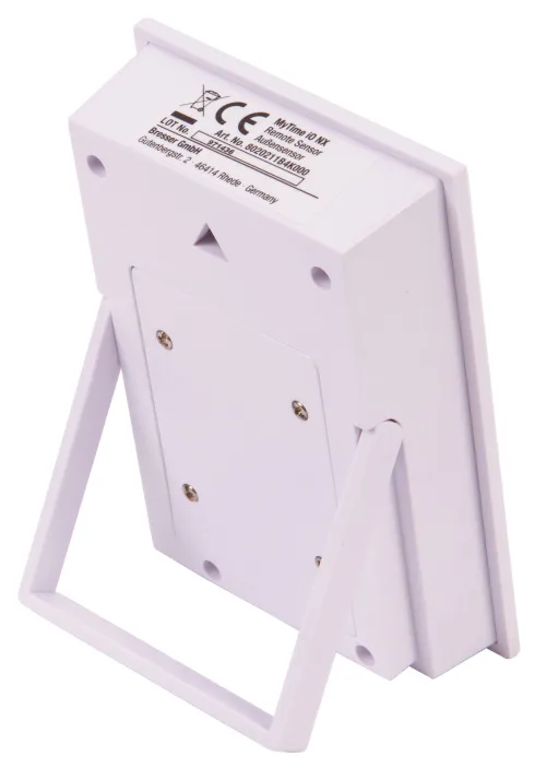 figura di Orologio da parete termoigrometro Bresser Optus MyTime Bresser MyTime io NX 30 cm, bianco,  10