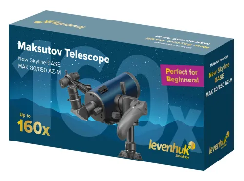 foto di Telescopio Levenhuk New Skyline BASE MAK 80/850 AZ-M ,  2