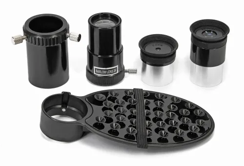 immagine di Telescopio riflettore newtoniano Bresser Spica 130/1000 EQ3 con adattatore per fotocamera smartphone,  10