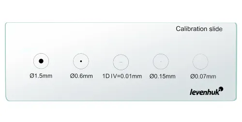 figura di Vetrino di calibrazione Levenhuk MED X/Y,  3