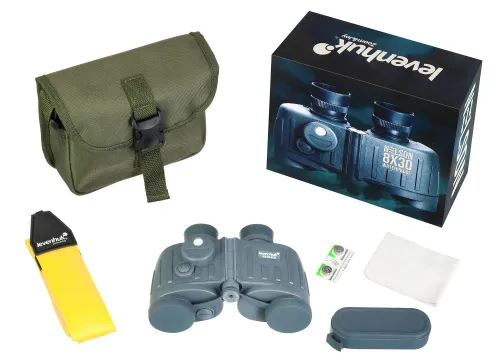 figura di Binocolo Levenhuk Nelson 8x30 con reticolo e bussola,  2