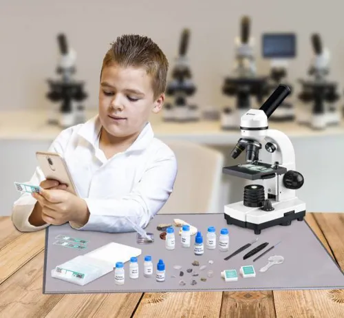 fotografia di Set per microscopia Bresser Junior,  3