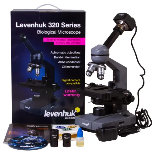 immagine di Microscopio monoculare digitale Levenhuk D320L PLUS 3.1M,  2