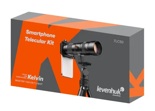 immagine di Kit teleculare per smartphone Levenhuk Kelvin TLC50,  14