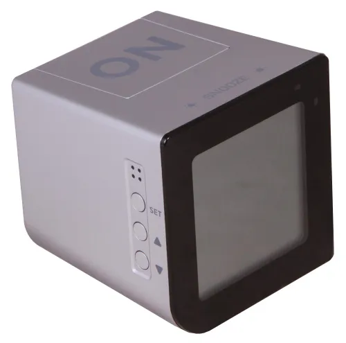 figura di Sveglia Radiocontrollata Bresser FlipMe, argento,  3