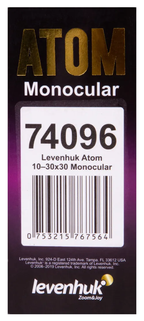 foto di Monoculare Levenhuk Atom 10–30x30,  14
