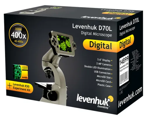 immagine di Microscopio biologico digitale Levenhuk D70L,  13